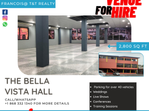 Bella Vista Hall for rent