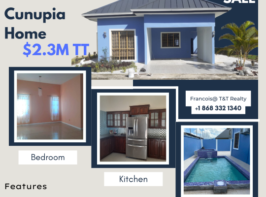 Cunupia home for Sale