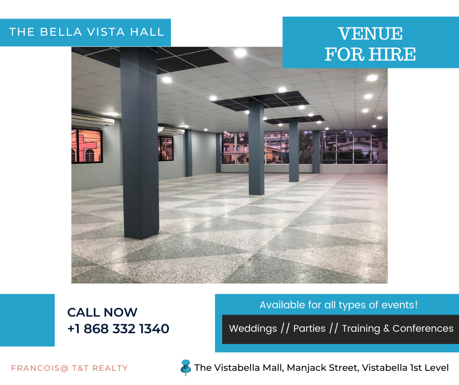 Bella Vista Hall for rent