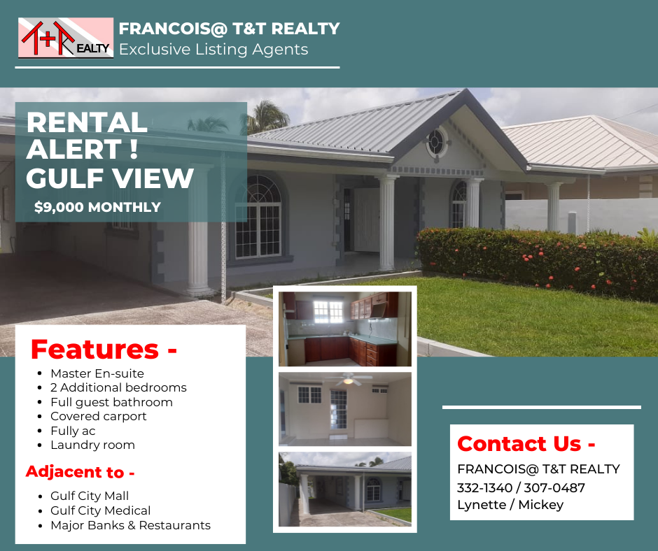 Gulf View Home for RENT